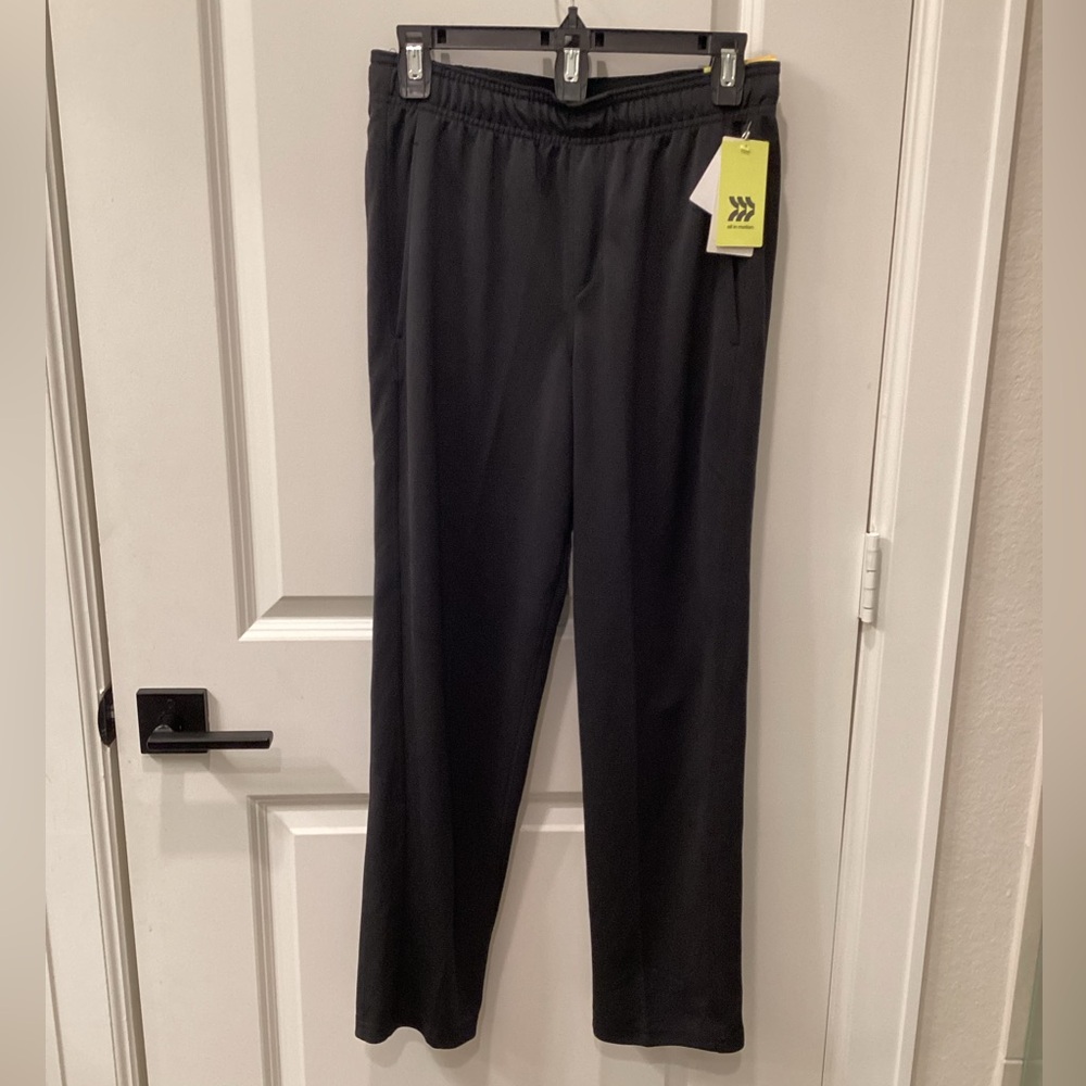 2210 - NWT's All In Motion Black Moisture Wicking Training Pants (Small) S30